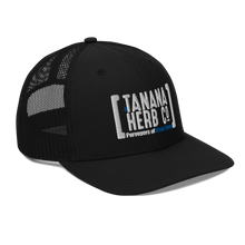 Load image into Gallery viewer, White logo snapback trucker