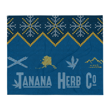 Load image into Gallery viewer, Blue Christmas sweater Throw Blanket