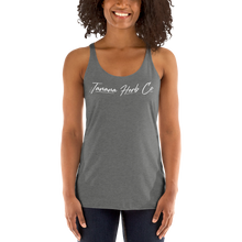 Load image into Gallery viewer, Script logo Racerback Tank
