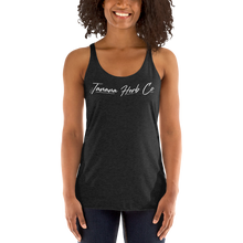 Load image into Gallery viewer, Script logo Racerback Tank
