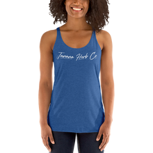 Load image into Gallery viewer, Script logo Racerback Tank