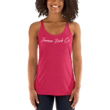 Load image into Gallery viewer, Script logo Racerback Tank