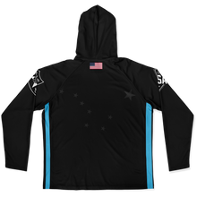 Load image into Gallery viewer, Men&#39;s Long Sleeve Hooded Performance Shirt - AOP
