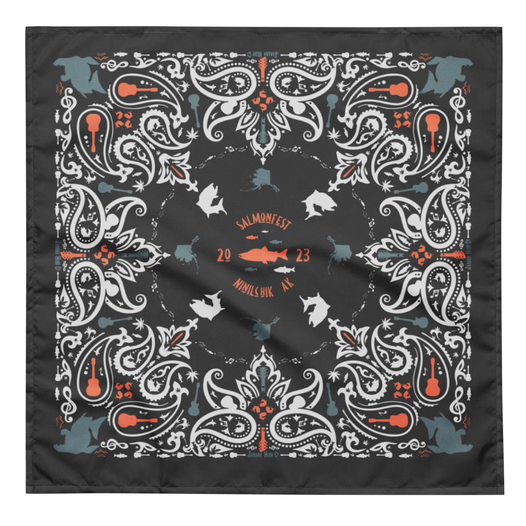 Salmonfest 2023 Dark bandana