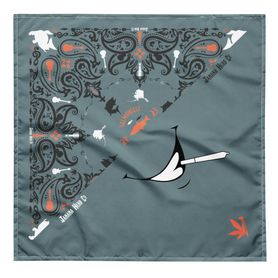 Salmonfest 2023 SMILEY bandana