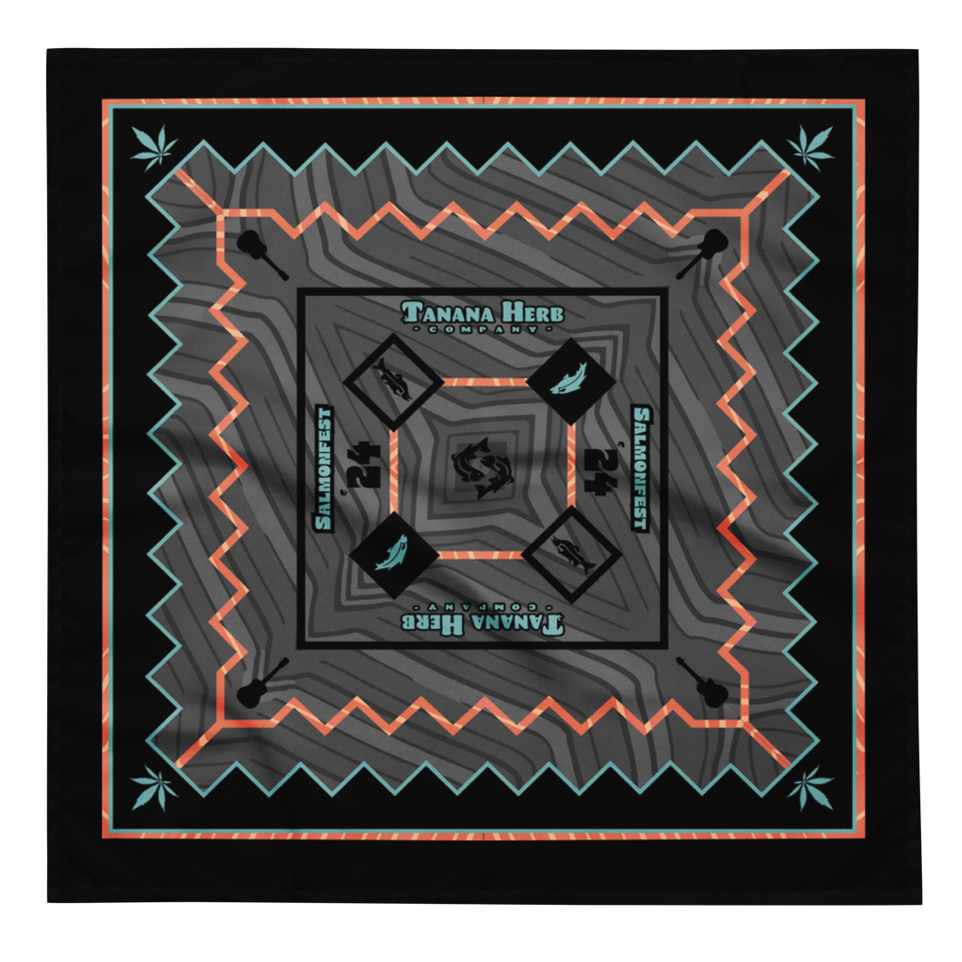 Dark Salmonfest bandana