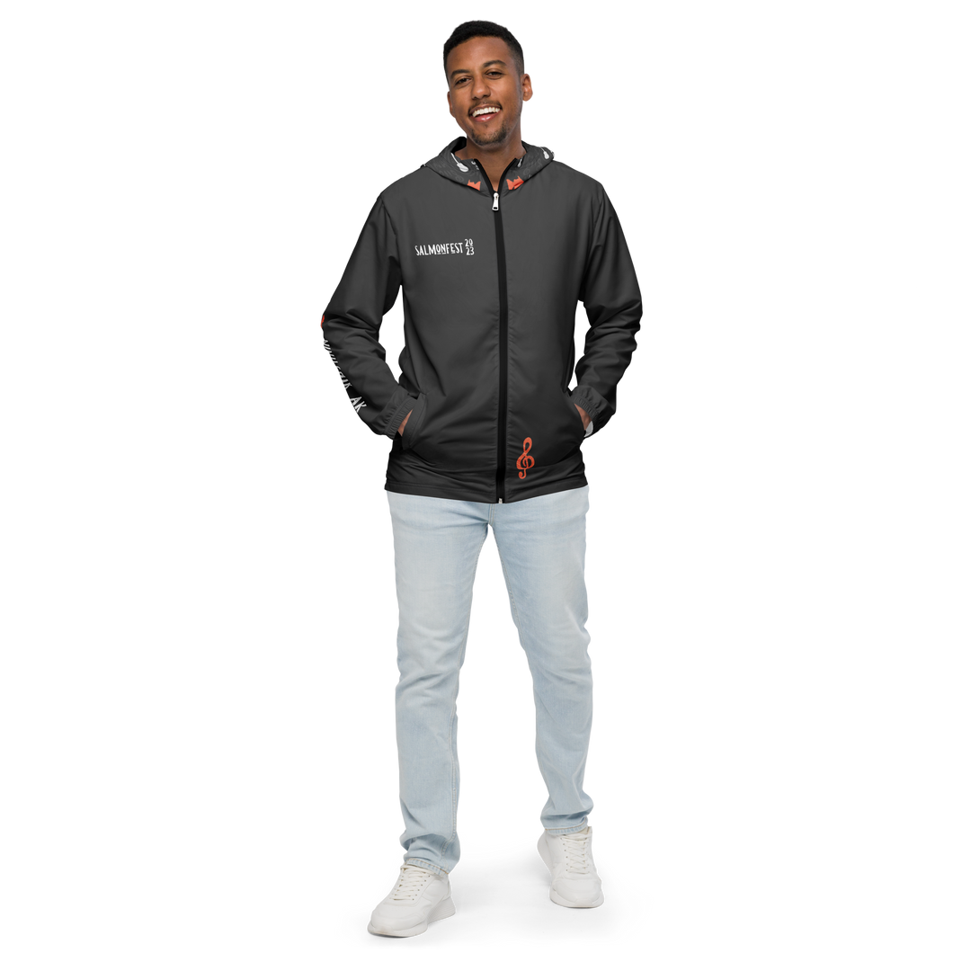 Dark Salmonfest  windbreaker