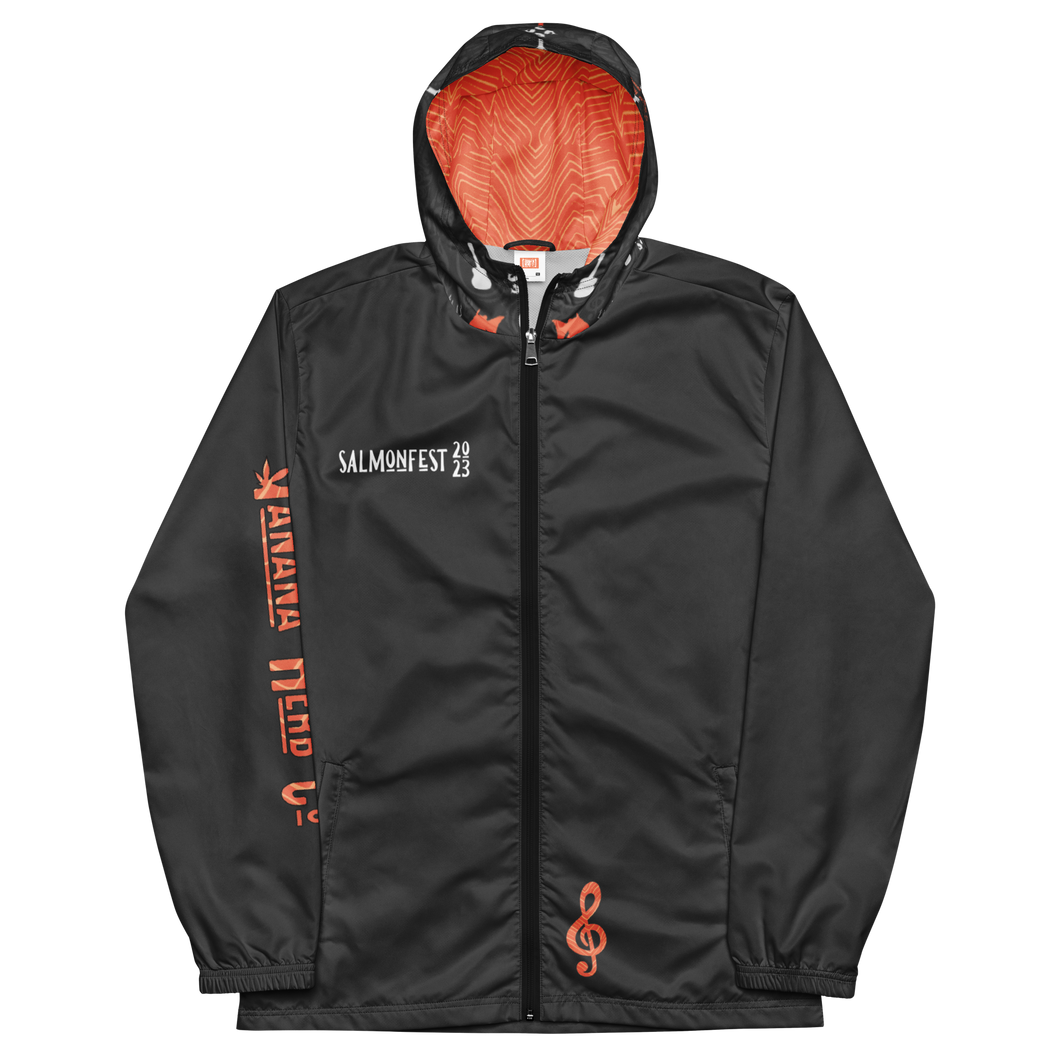 Salmonfest 2023 Eclipse Grey windbreaker
