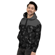 Load image into Gallery viewer, Classy Skulls dark Hoodie
