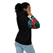 Load image into Gallery viewer, Roses full zip hoodie
