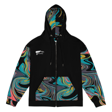 Load image into Gallery viewer, Swirls full zip hoodie
