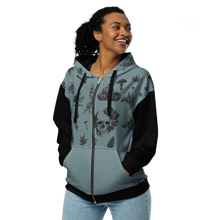 Load image into Gallery viewer, Classy skulls full zip gothic
