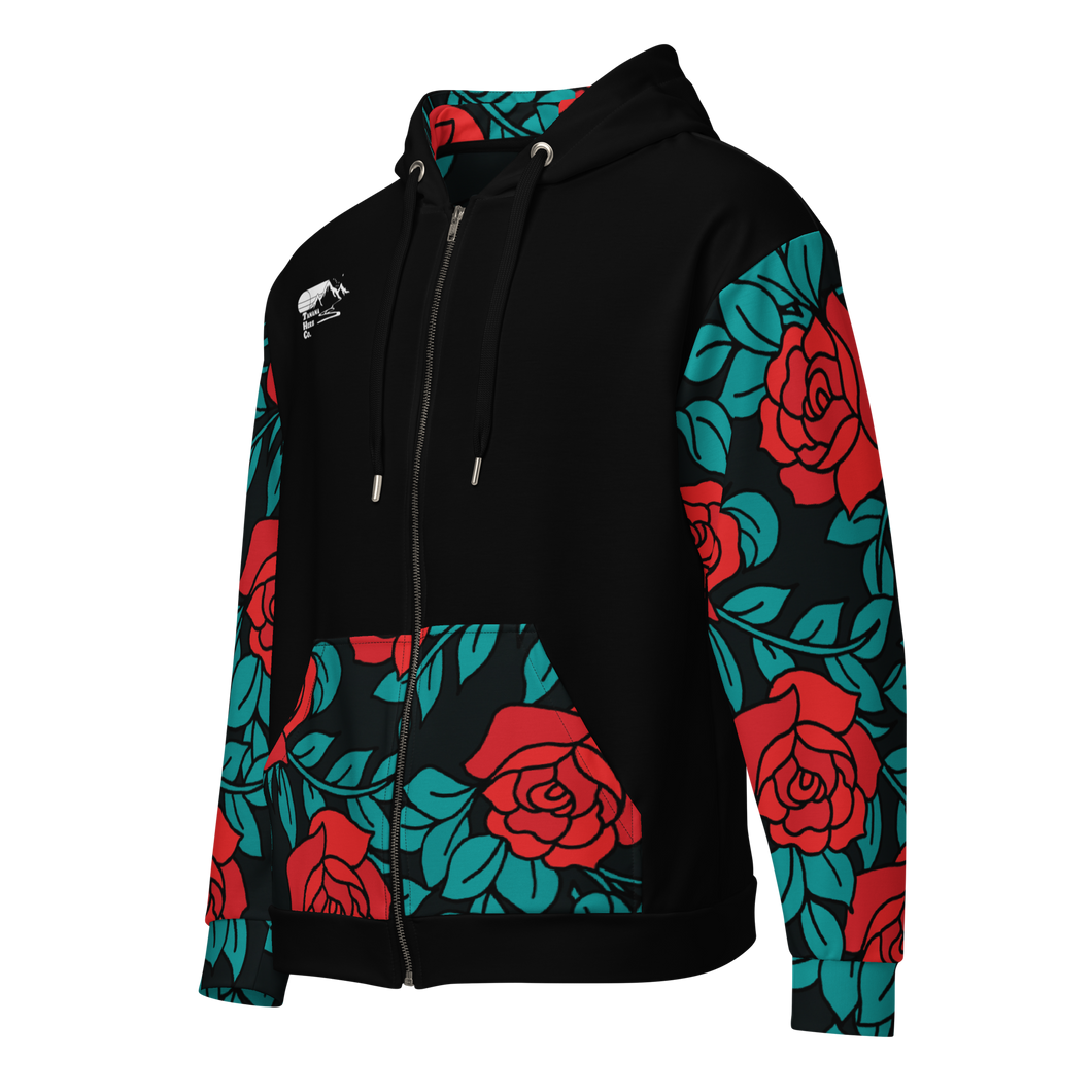 Roses full zip hoodie