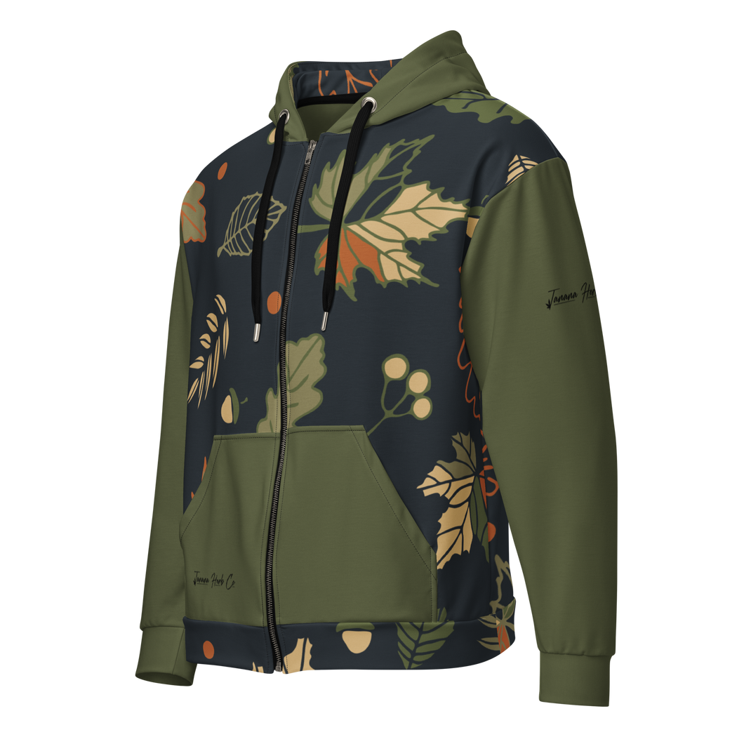 Leaves full zip hoodie