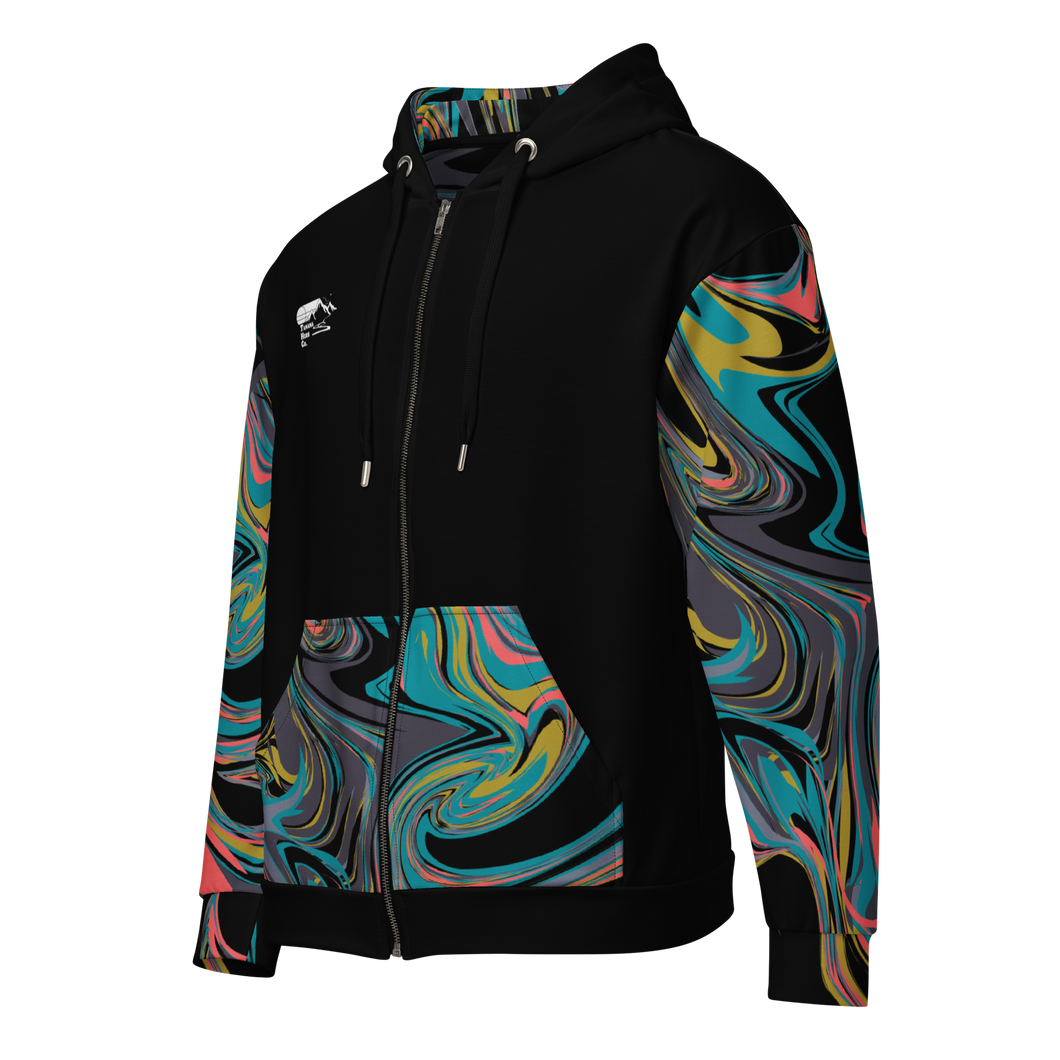 Swirls full zip hoodie