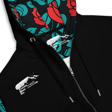 Load image into Gallery viewer, Roses full zip hoodie
