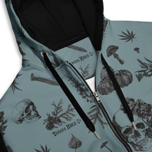 Load image into Gallery viewer, Classy skulls full zip gothic
