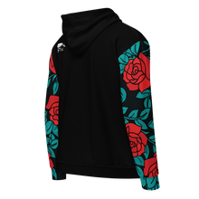 Load image into Gallery viewer, Roses full zip hoodie
