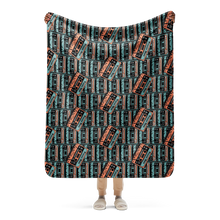 Load image into Gallery viewer, Cassette Sherpa blanket
