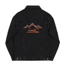 Load image into Gallery viewer, Retro mountain denim jacket
