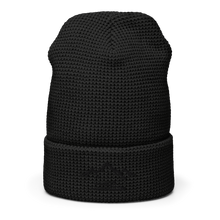 Load image into Gallery viewer, Blackout Waffle beanie

