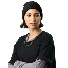 Load image into Gallery viewer, Blackout Waffle beanie
