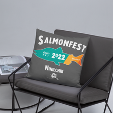 Load image into Gallery viewer, salmonfest retro Pillow

