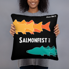 Load image into Gallery viewer, Salmonfest Big Fish Bag-o-Weed  Pillow
