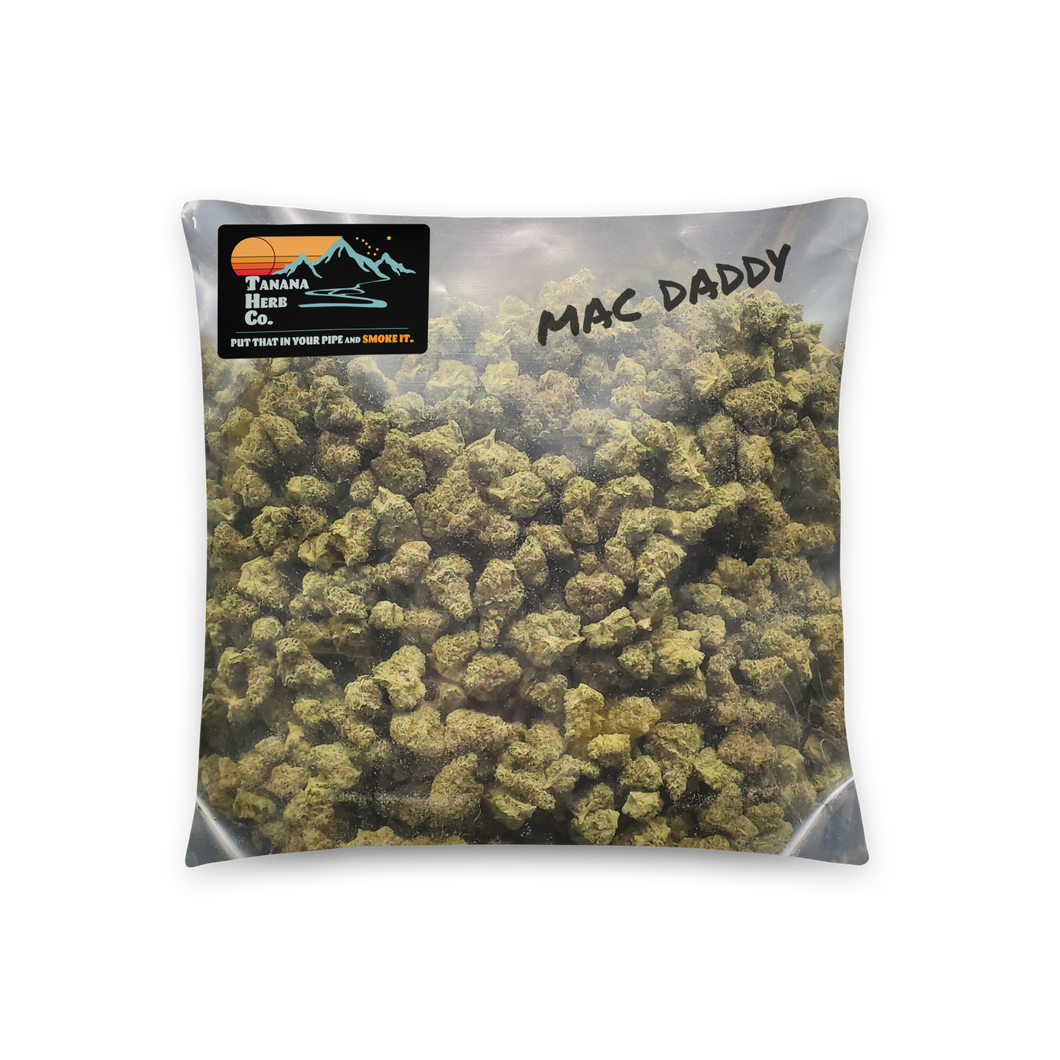 Mac Daddy x Ice Road Trucker Bag-o-Weed pillow