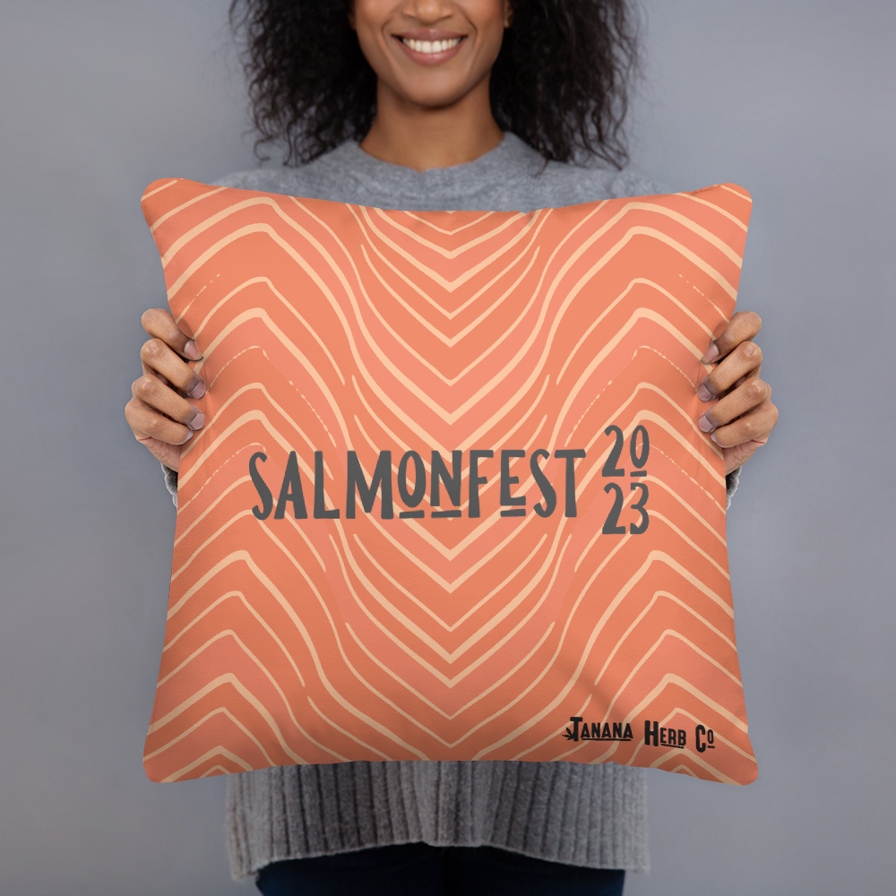 Salmonfest 2023 Meaty Bag-O-Weed Pillow