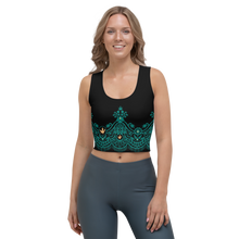 Load image into Gallery viewer, Crop Top Black UB lace
