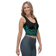 Load image into Gallery viewer, Crop Top Black UB lace
