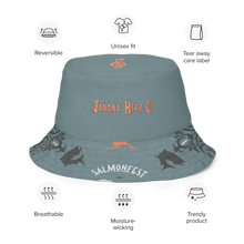 Load image into Gallery viewer, Salmonfest 2023 Reversible bucket hat
