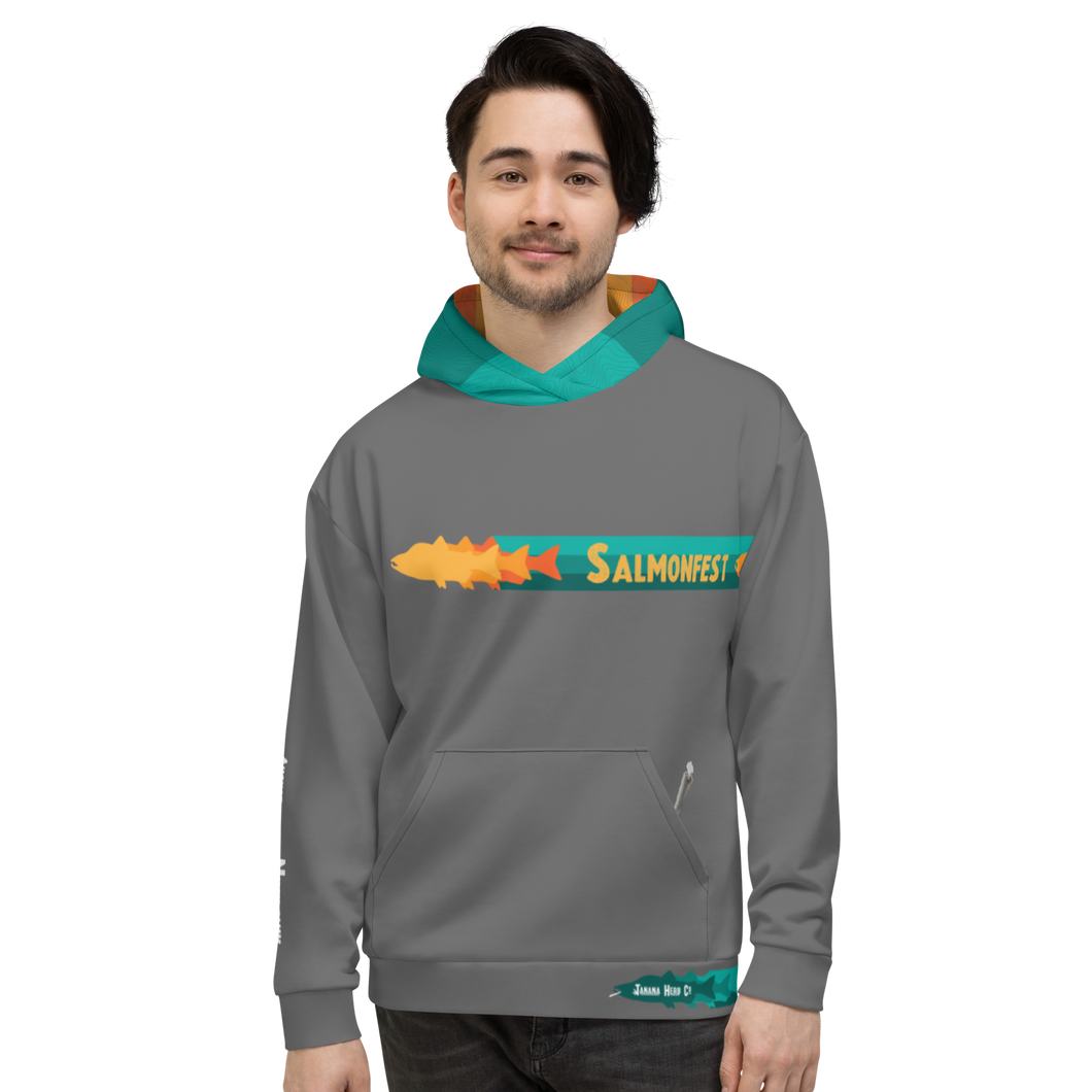 salmonfest stripe  Hoodie