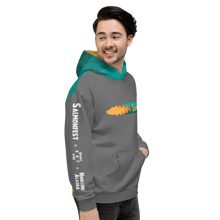 Load image into Gallery viewer, salmonfest stripe  Hoodie

