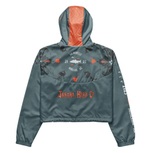Load image into Gallery viewer, Salmonfest 2023 Women’s cropped windbreaker
