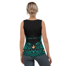 Load image into Gallery viewer, Tank Top black UB lace
