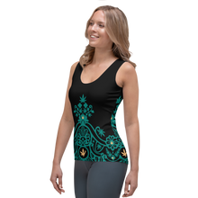 Load image into Gallery viewer, Tank Top black UB lace
