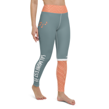 Load image into Gallery viewer, Salmonfest 2023 Gothic Blue Leggings
