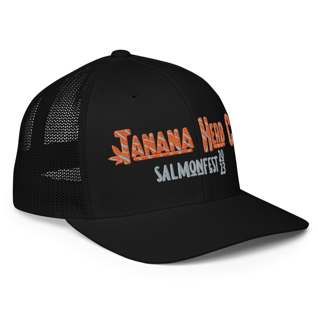 Salmonfest 2023 flexfit trucker cap