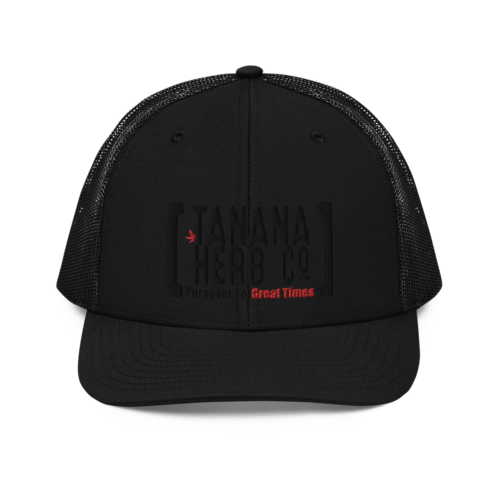 Dark bracket logo snapback