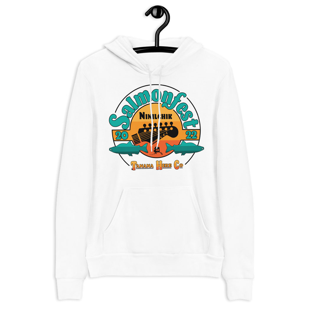 retro salmonfest basic hoodie