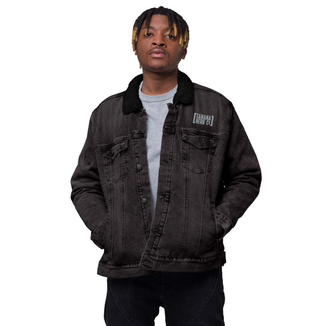 Denim sherpa jacket