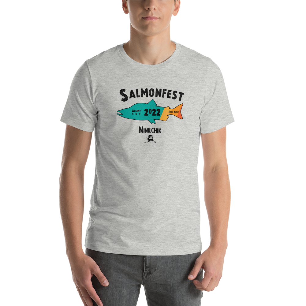 salmonfest retro light t-shirt