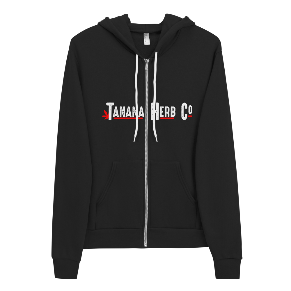 Full Zip Hoodie w/white logo