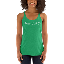 Load image into Gallery viewer, Script logo Racerback Tank
