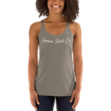 Load image into Gallery viewer, Script logo Racerback Tank
