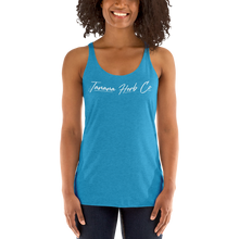Load image into Gallery viewer, Script logo Racerback Tank

